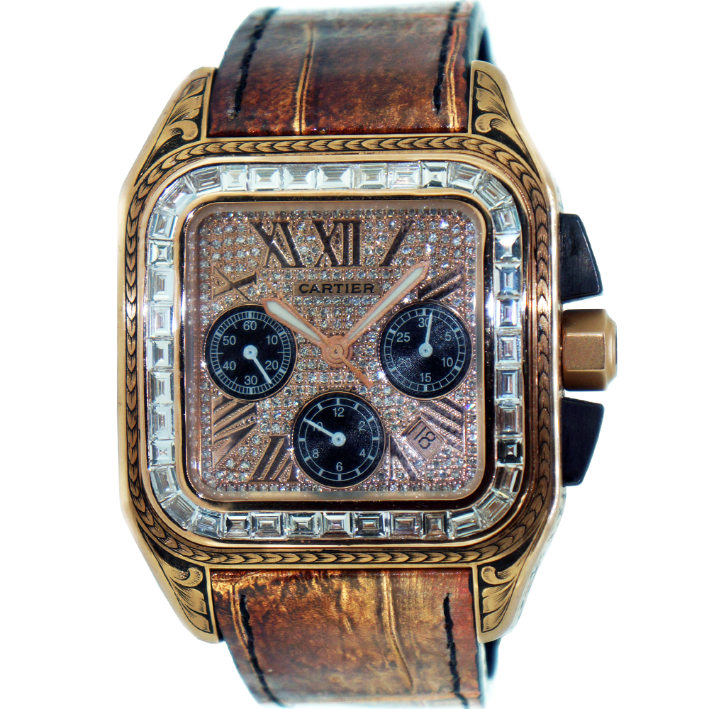 Cartier Santos 100 Chronograph XL 